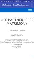 Life Partner –Free Matrimony, Marriage bureau capture d'écran 3