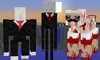 Skins Slender Man para Minecraft PE Cartaz