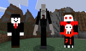 Skins Slender Man para Minecraft PE imagem de tela 1