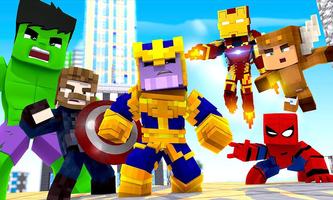 Skin Thanos - Infinity WAR For MCPE Affiche