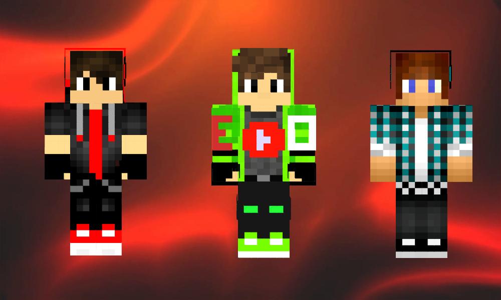 Skins Youtubers for Minecraft PE স্ক্রিনশট 1.