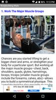 Bodybuilding Tips For Man capture d'écran 1