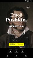 Emoji Pushkin Affiche