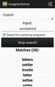 AnagramSolver screenshot 3