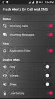 Flash Alerts On Call And SMS पोस्टर