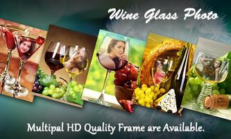 Wine Glass Photo Frames poster