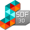 SDF 3D ícone