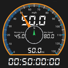 GPS HUD Speedometer Zeichen