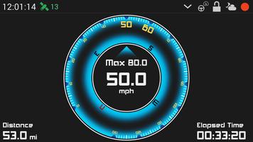 GPS HUD Speedometer اسکرین شاٹ 3