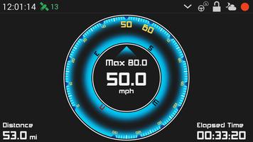 GPS HUD Speedometer capture d'écran 3
