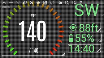 Custom HUD Speedometer plakat