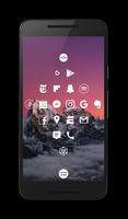 Flat White Icon Pack 截图 1