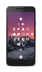 Flat White Icon Pack APK download