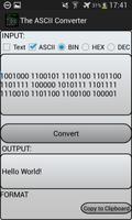 The ASCII Converter Affiche