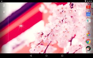 Sakura 3D Live Wallpaper capture d'écran 3