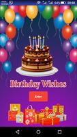 Birthday Wishes App Affiche