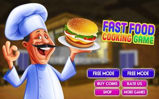 Fast Food Cooking Island Affiche