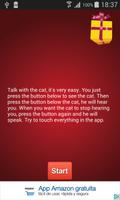 Christmas Talking Cat الملصق