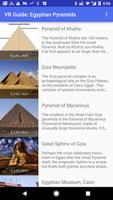 VR Guide: Egyptian Pyramids โปสเตอร์