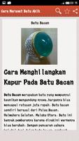 برنامه‌نما Cara Merawat Batu Akik عکس از صفحه
