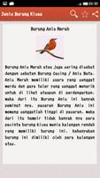 برنامه‌نما Jenis Burung Kicau عکس از صفحه