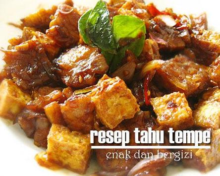 Resep Olahan Tahu Tempe Poster Resep Olahan Tahu Tempe Poster