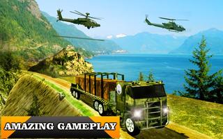 Army Cargo Truck Simulator : Transport cargo Army captura de pantalla 1