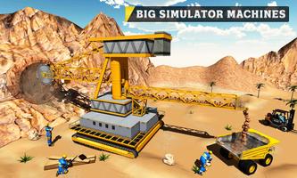 Riesen Konstruktion Maschinen Simulator Plakat