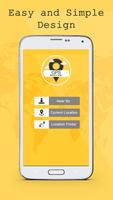 GPS localizador de rutas Poster
