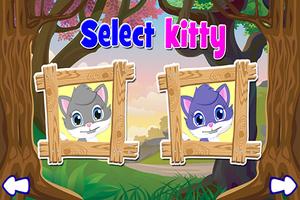 Cute Kitty Care - Fun Game captura de pantalla 1