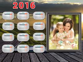 Calendário 2016 Photo Frames Cartaz