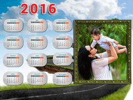 Calendário 2016 Photo Frames imagem de tela 1