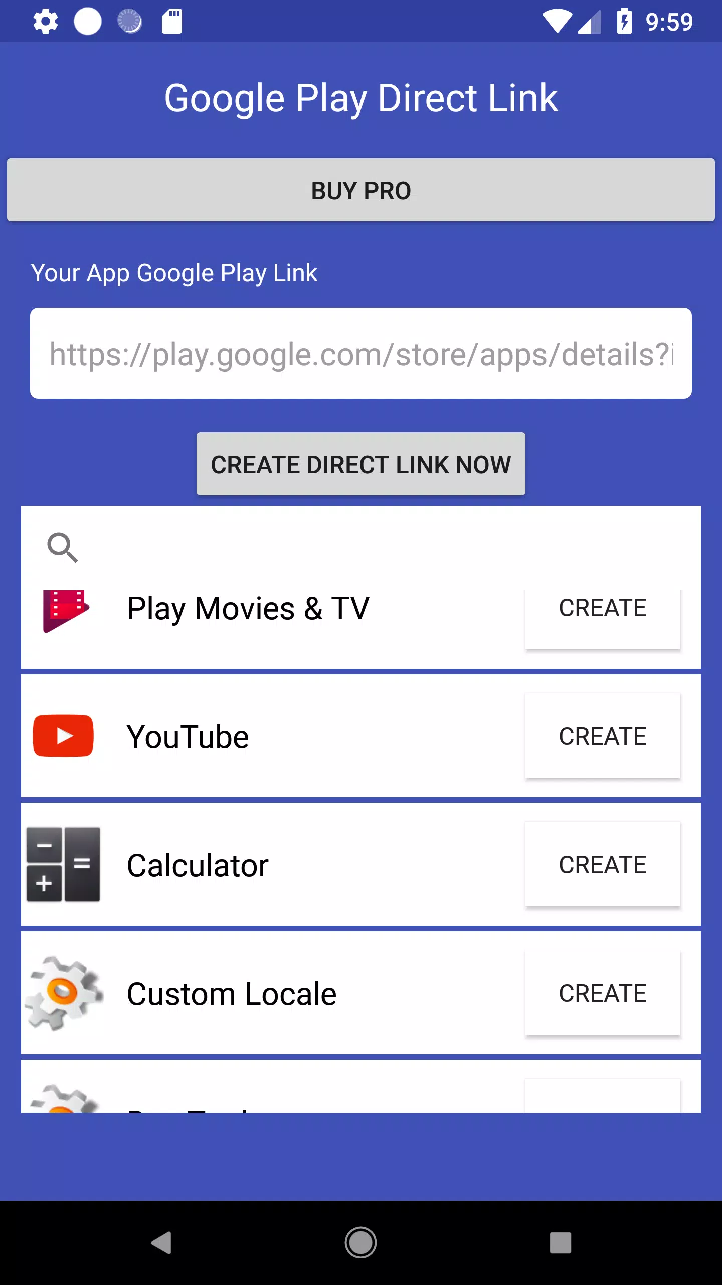Direct download from Google Play