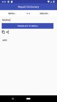 Nepali Dictionary capture d'écran 1