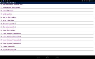 Computer Shortcut Keys imagem de tela 2