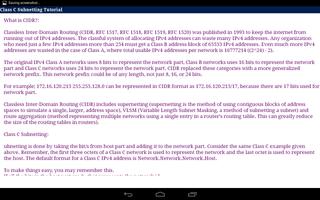 IPV4 Subnetting ภาพหน้าจอ 2