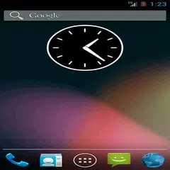 Clean Analog Clock Widget