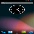 Clean Analog Clock Widget