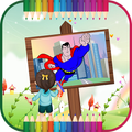 Super Hero Coloring Book For Kids