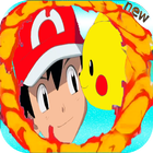 Ash pikachu legoe game icône