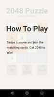 2048 Puzzle Game Affiche