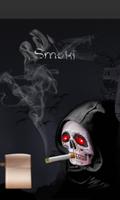 Skull Cigarette Screen Lock Ekran Görüntüsü 2