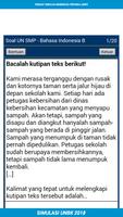UNBK SMP 2018 (Ujian Nasional) اسکرین شاٹ 2