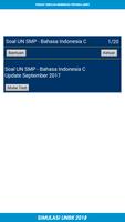 UNBK SMP 2018 (Ujian Nasional) اسکرین شاٹ 3