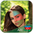 Azerbaijan Flag Face Paint-pic effect editor