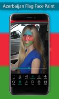 Azerbaijan Flag Face Paint screenshot 1