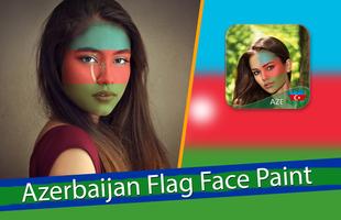 Azerbaijan Flag Face Paint screenshot 3