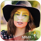 Myanmar Burma Flag Face Paint icon