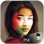 Palestinian Flag Face Paint icon