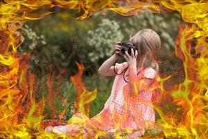 1 Schermata Fire Effect - Photo Editor